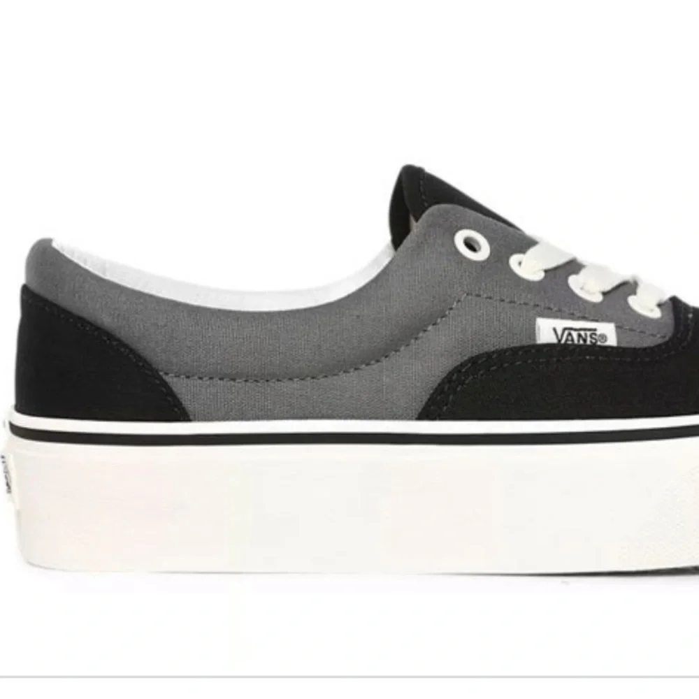 VANS  ERA PLATFORM 2 TONE BLACK/PEWTER SHOES WOMEN - Picture 4 of 16